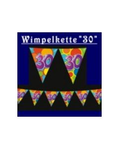 Wimpelkette &quot;30&quot;