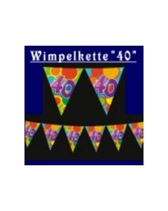 Wimpelkette &quot;40&quot;