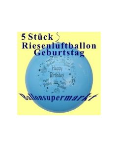 Riesenluftballons-Geburtstag-Happy-Birthday-5 Stück