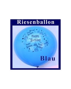 Riesenballon-Geburtstag-Happy-Birthday-Blau-(Helium)