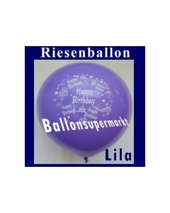 Riesenballon-Geburtstag-Happy-Birthday-Lila-(Helium)