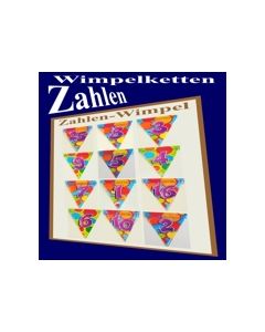 Zahlen-Wimpelketten