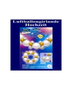 Girlande aus Luftballons, Hochzeit, Deko-Set