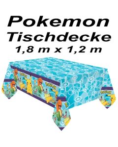Party-Tischdecke Pokemon, 1,8 x1,2 m