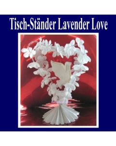 Tischdekoration-Hochzeit-Tisch-Staender-Lavender-Love