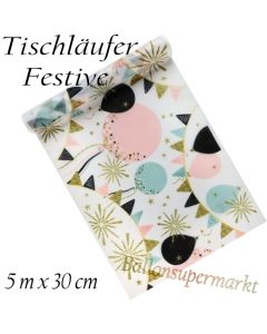 Tischläufer Festive, 5m x 30 cm