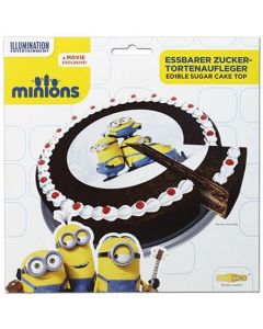 Tortendekoration Minions, Tortenaufleger zum Kindergeburtstag