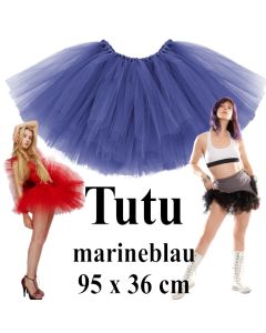 Tutu Tüllrock Marineblau zur Hen Night Party, Junggesellinnenabschied