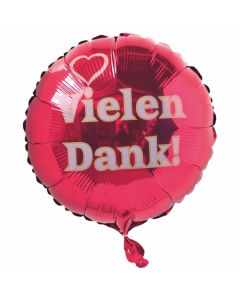 Vielen Dank! Luftballon aus Folie mit Helium Ballongas