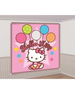 Party-Wanddekoration Hello Kitty