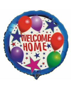Welcome Home Luftballon aus Folie mit Helium. Willkommen zuhause!