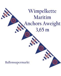 Wimpelkette Anchors Aweigh