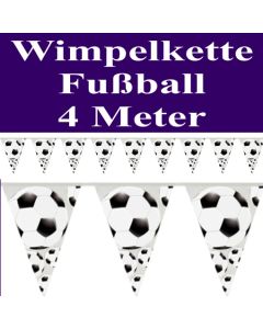 Wimpelkette Fußball, 4 Meter