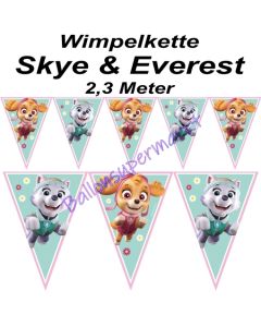 Wimpelkette Skye und Everest 2, 2,3 Meter