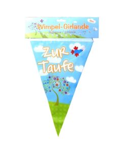 Wimpelkette zur Taufe