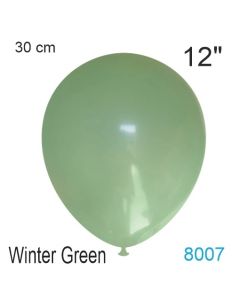 Luftballon in Vintage-Farbe Winter Green, 12"