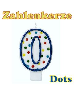 Zahlenkerze 0