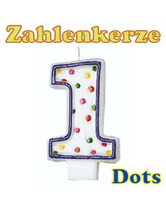 Zahlenkerze 1