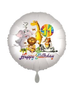 Zootiere Luftballon zum 11. Geburtstag