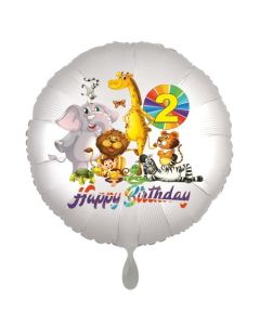 Zootiere Luftballon zum 2. Geburtstag