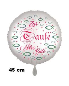 Zur Taufe Alles Gute, Girl, Folienballon inklusive Helium