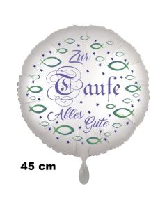 Zur Taufe Alles Gute, Folienballon inklusive Helium