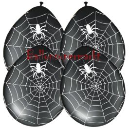 Spider-Man Punchballons 6 Stück - XXL 45cm Spinnen-Ballons Mit Bändern Für Kinderparty