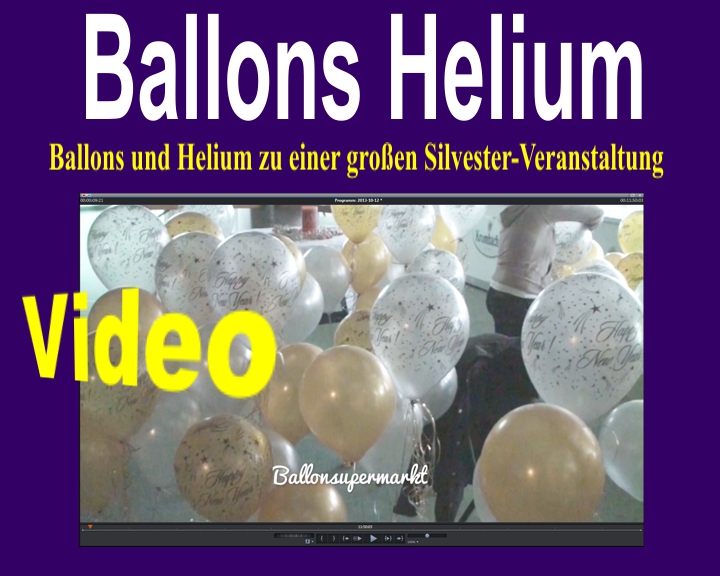 Ballons Helium und was daraus entstehen kann