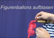 Ballonsupermarkt-Onlineshop - Figurenballons aufblasen, Aufblasen von Luftballons in Form von Figuren, Anleitung