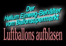 Video Tipp: Luftballons aufblasen mit dem Helium Einweg Behälter