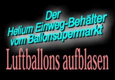 Video Tipp: Luftballons aufblasen mit dem Helium Einweg Behälter