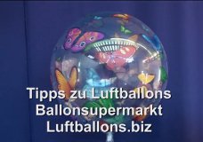 Ballonsupermarkt-Onlineshop - Luftballons aus PVC, Bubble Luftballons, Anleitung